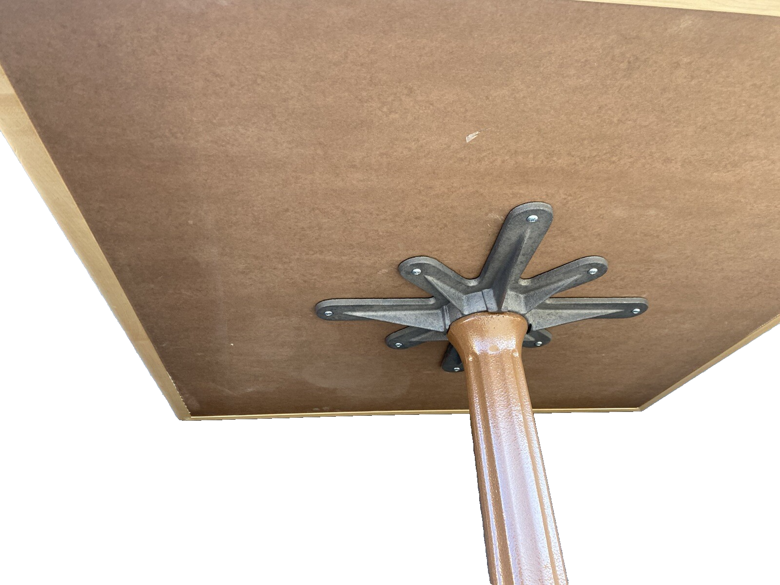 65315   Modern Cast Iron Dining Table Ice Cream Parlor Table