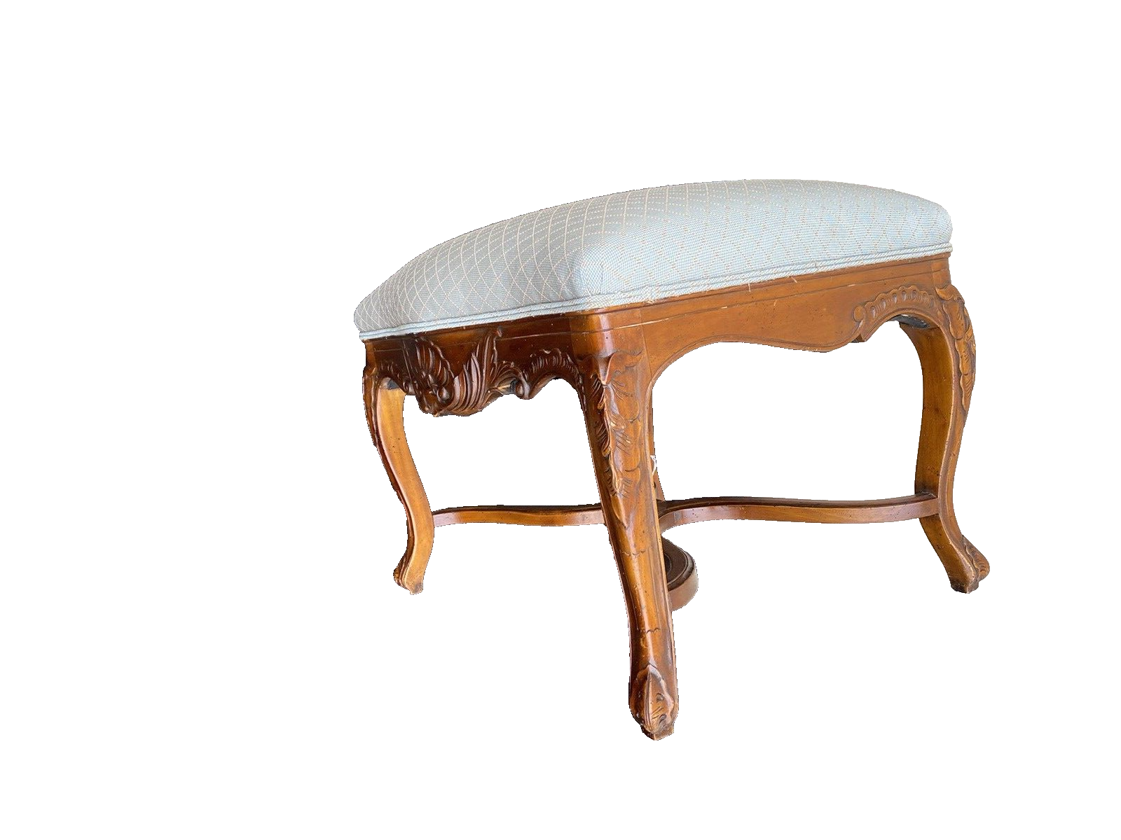 65509 French Country Quality Vanity stool Ottoman