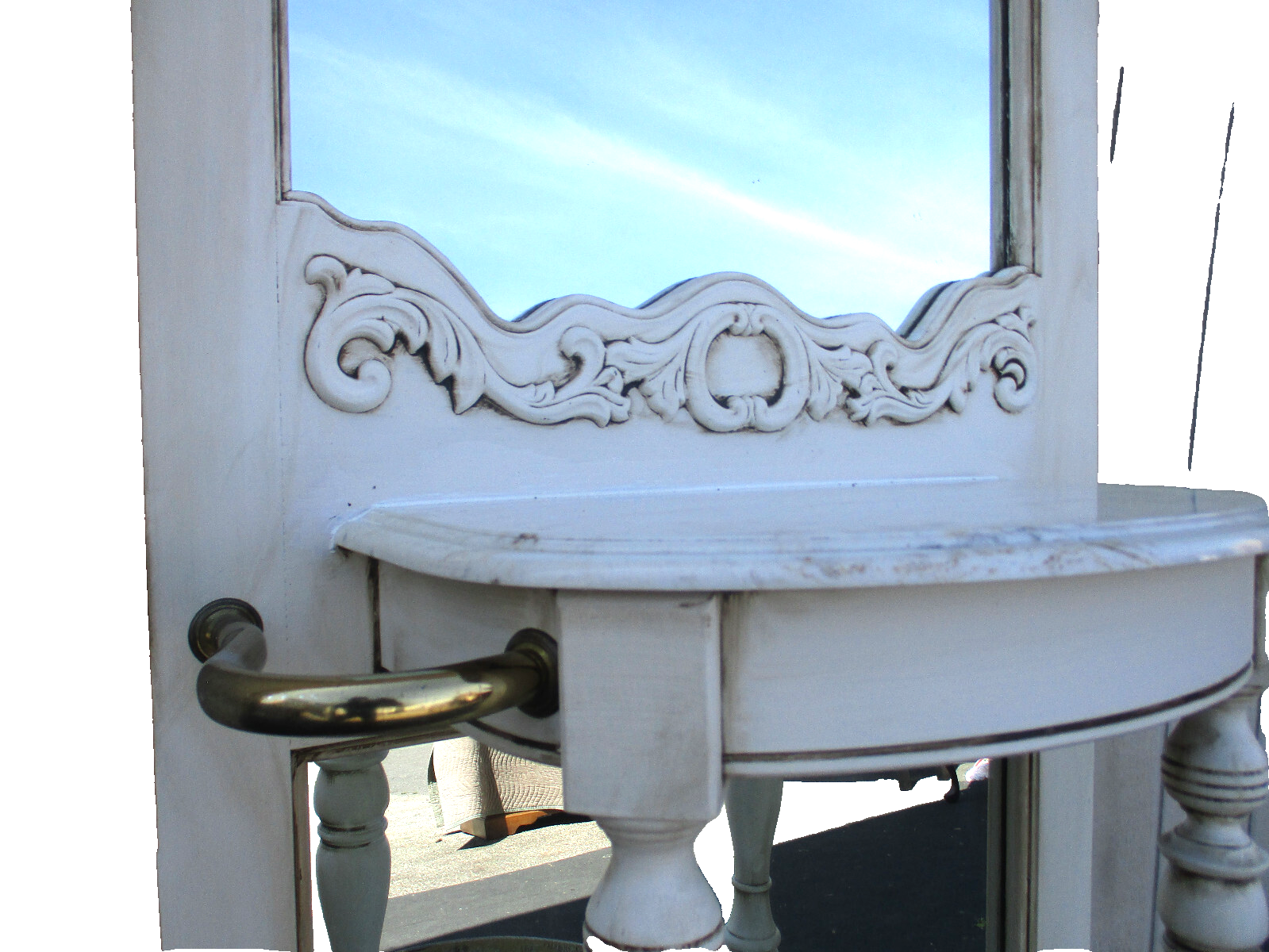 64387 Decorator Hat Rack Hall Mirror 