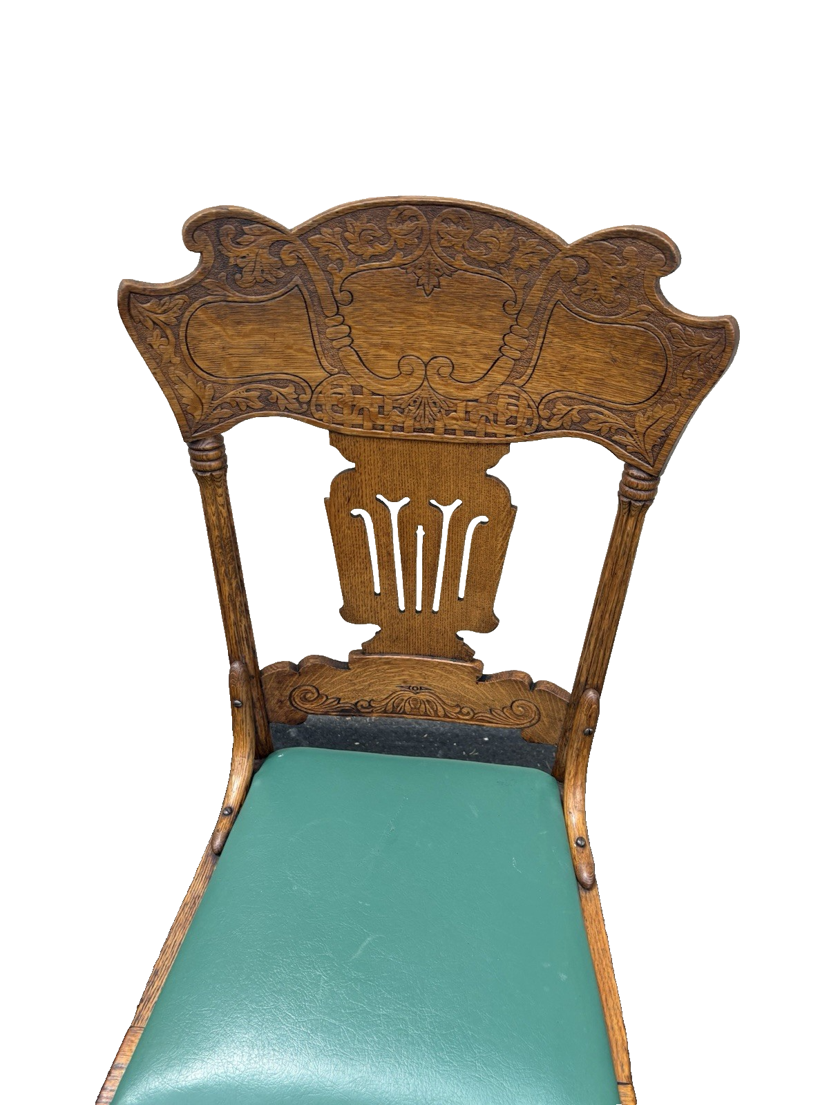 66722 Pair Antique Larkin Furniture Oak Dining Chair s Chairs