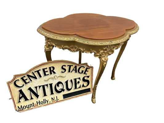 66820   Antique Mahogany Hand Carved Lamp Table Stand