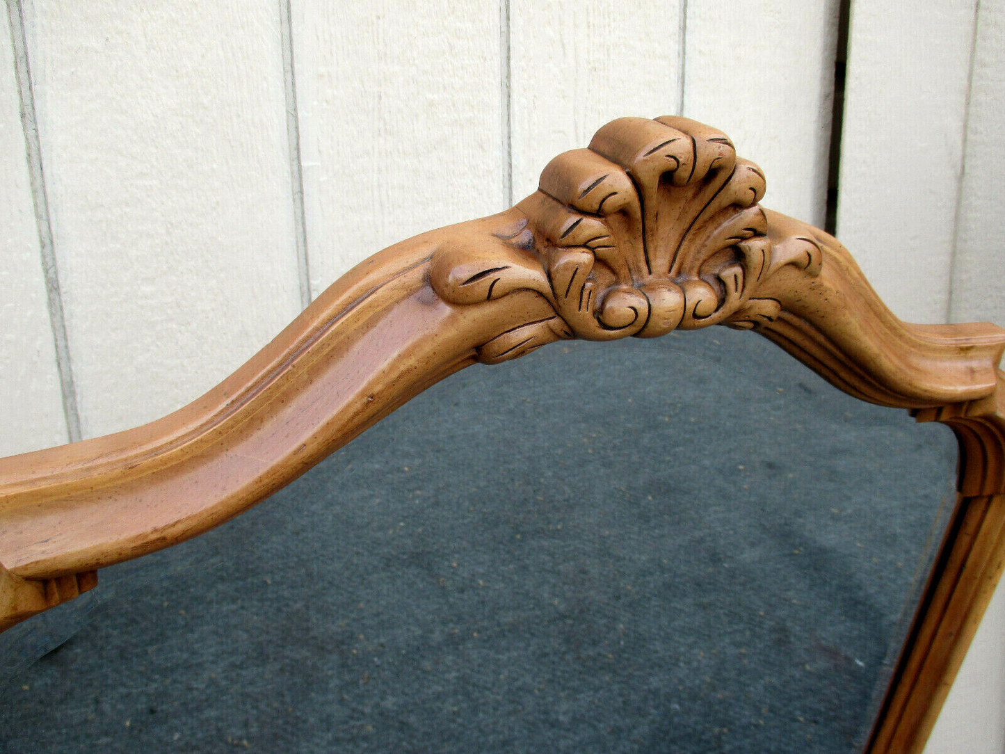 62958 Large Maple Beveled Mirror -32"W x 2"D x 52"H