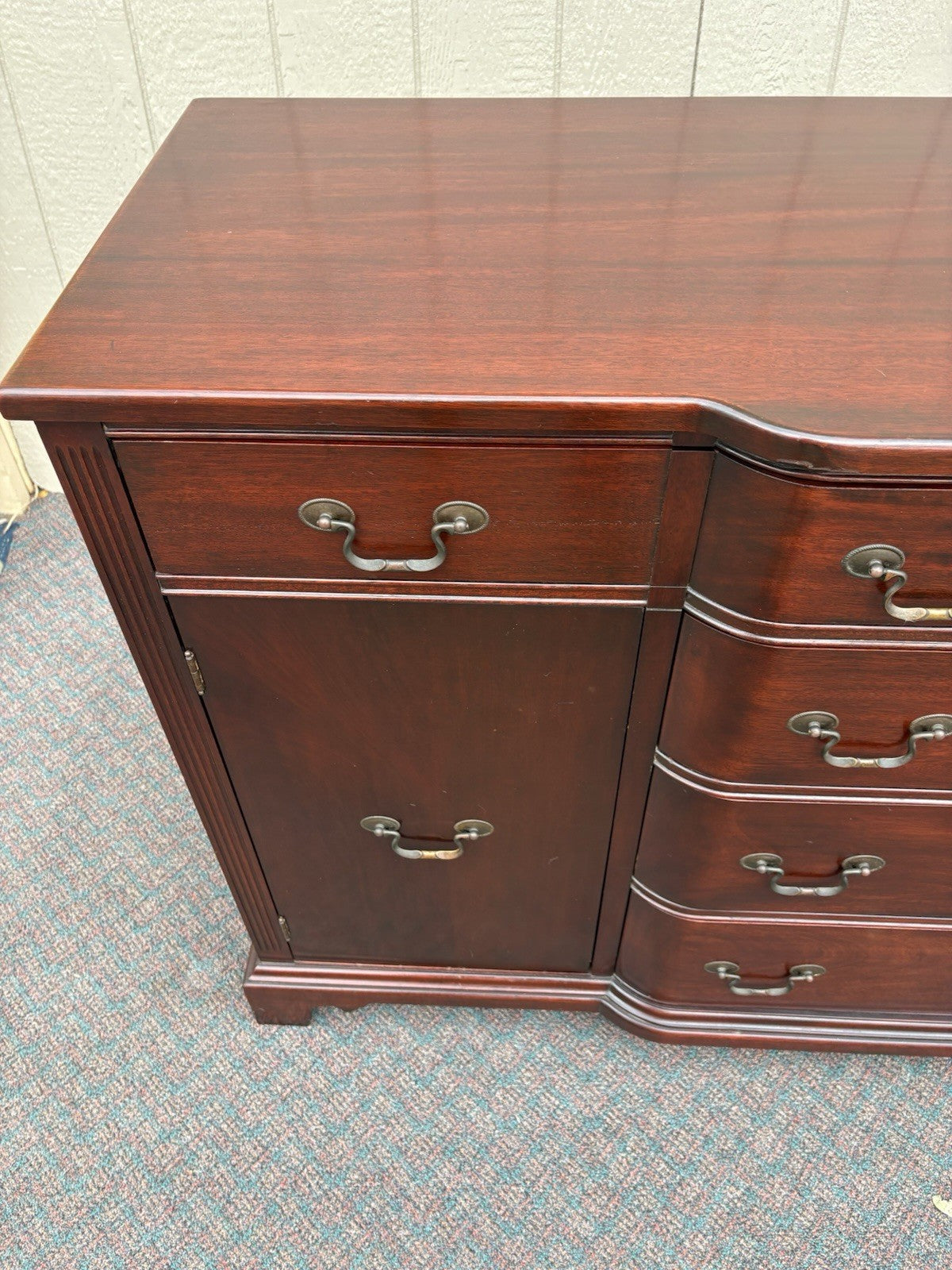 67123 Solid Mahogany Buffet Sideboard Server Cabinet