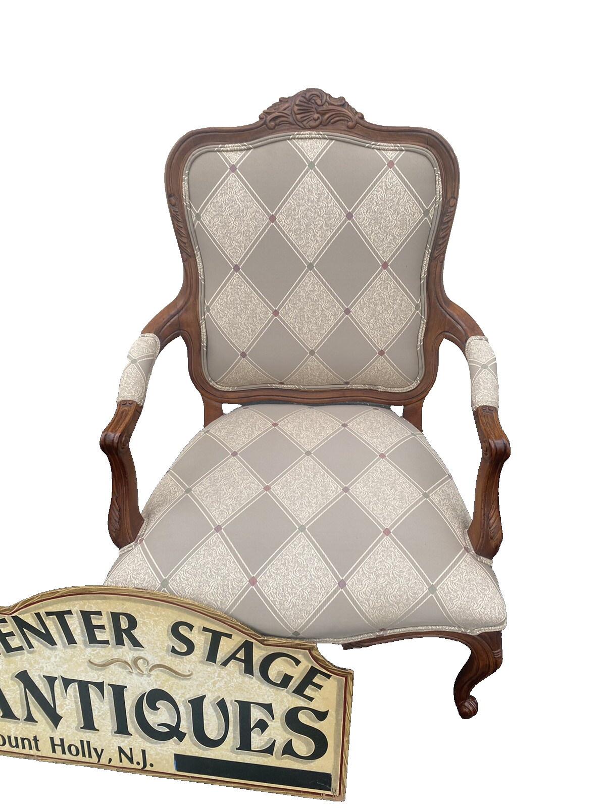 65459 ETHAN ALLEN Bergere Armchair Chair Louis XV