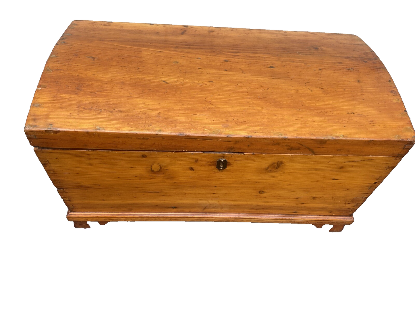 65436 Antique Primitive Blanket Storage Chest