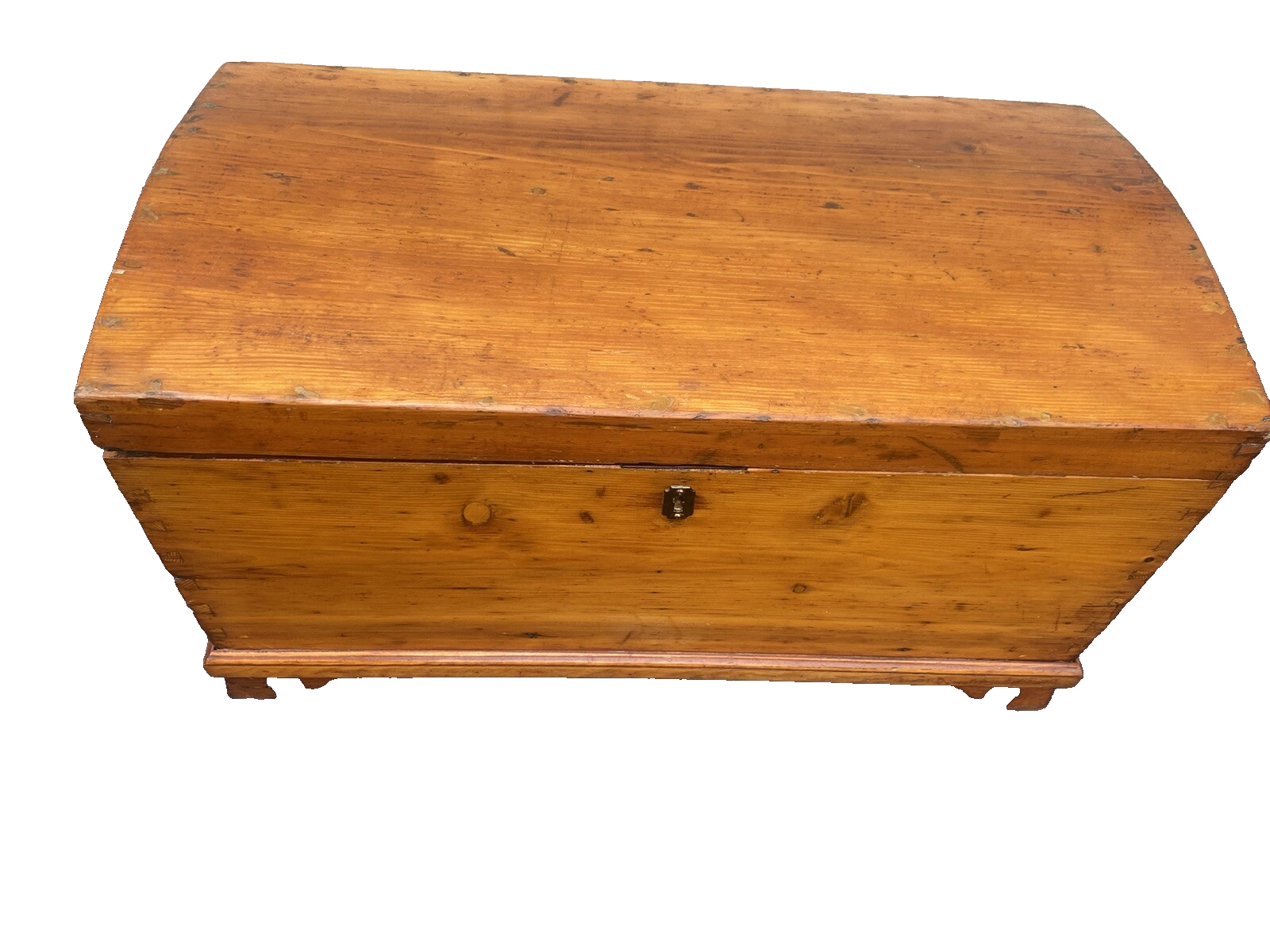 65436 Antique Primitive Blanket Storage Chest