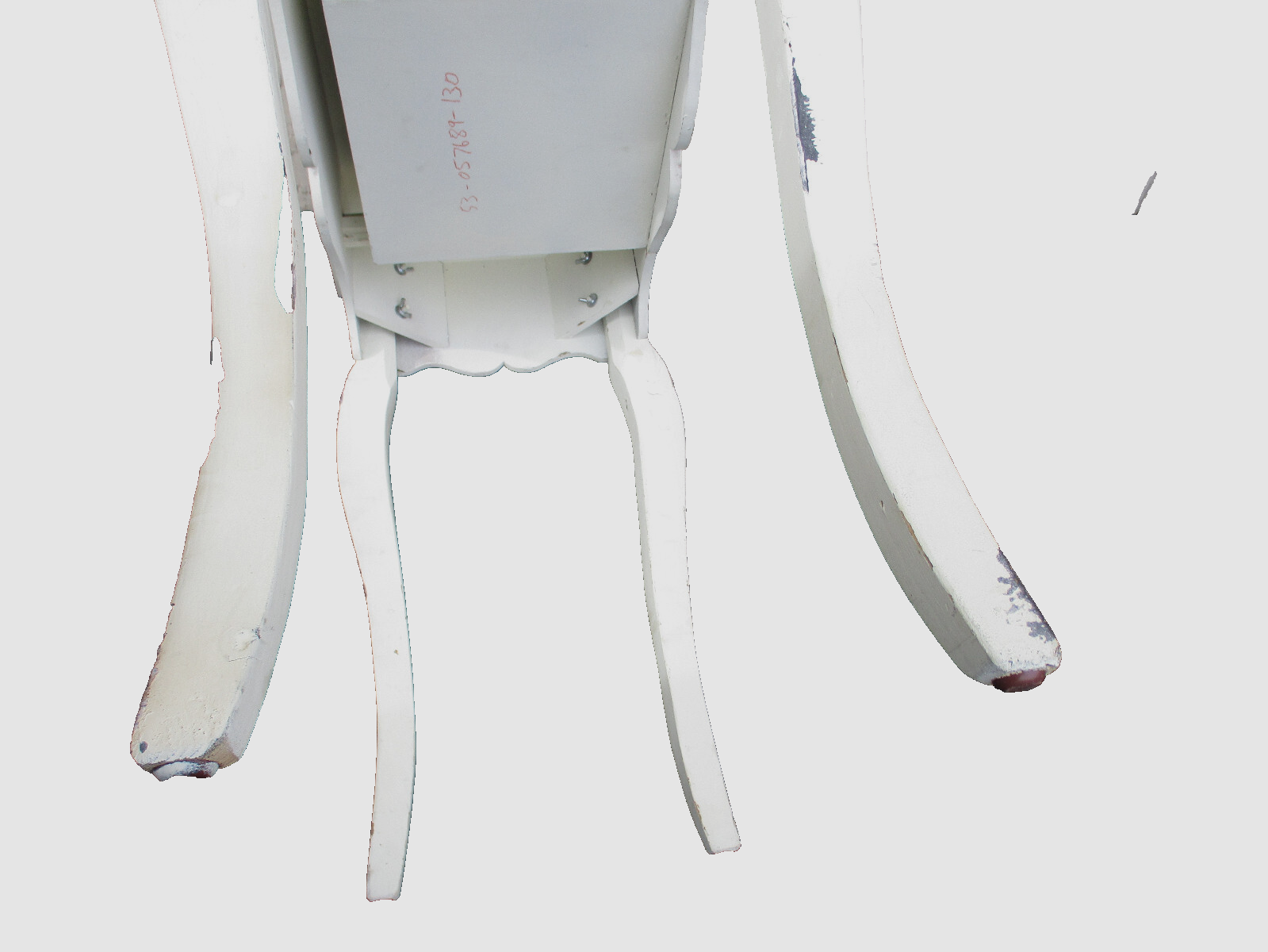 64249 Decorator White French Country Sofa Hall Table 