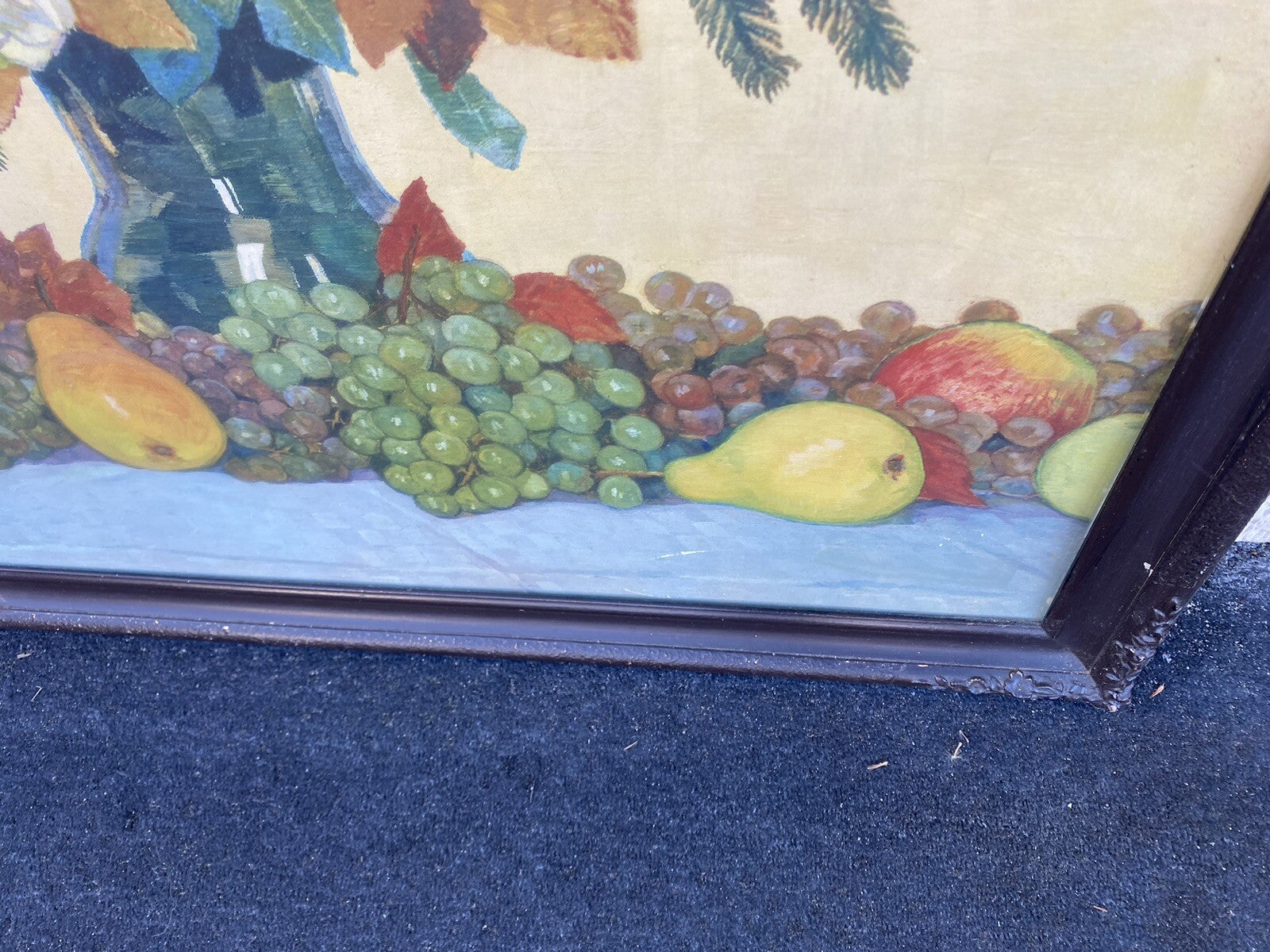 00001 Oil Painting?? Water Color ?? on Paper Artist Signed FERDINAND SPIEGEL 13