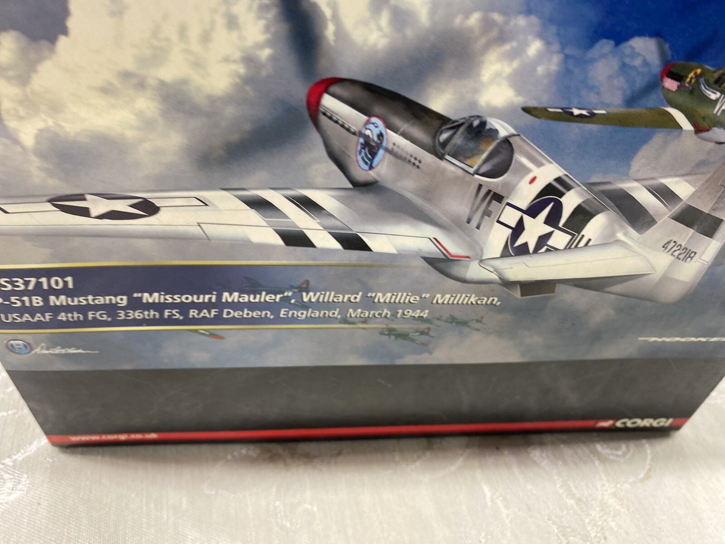 ES 208:  P-51B Mustang "Missouri Mauler  Willard Millie Millikan USAAF US37101