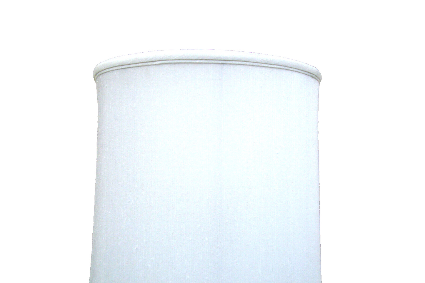 61657  Vintage Mid Century Modern Glass and Metal Table Lamp