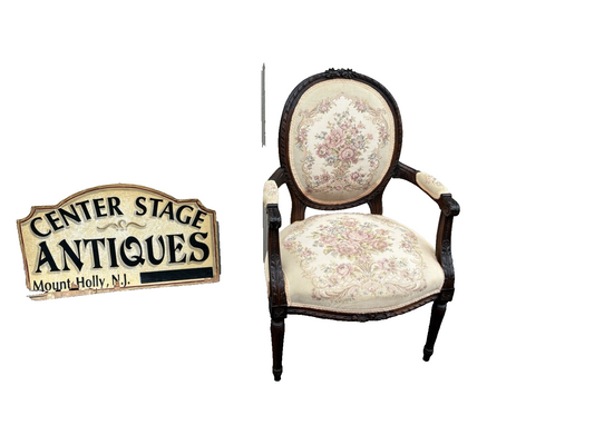 66944 French Country Louis XV Armchair Chair