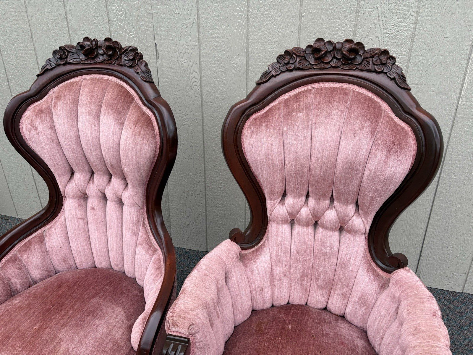 67145  PAIR   Victorian Classics  Victorian Style Chair Chairs