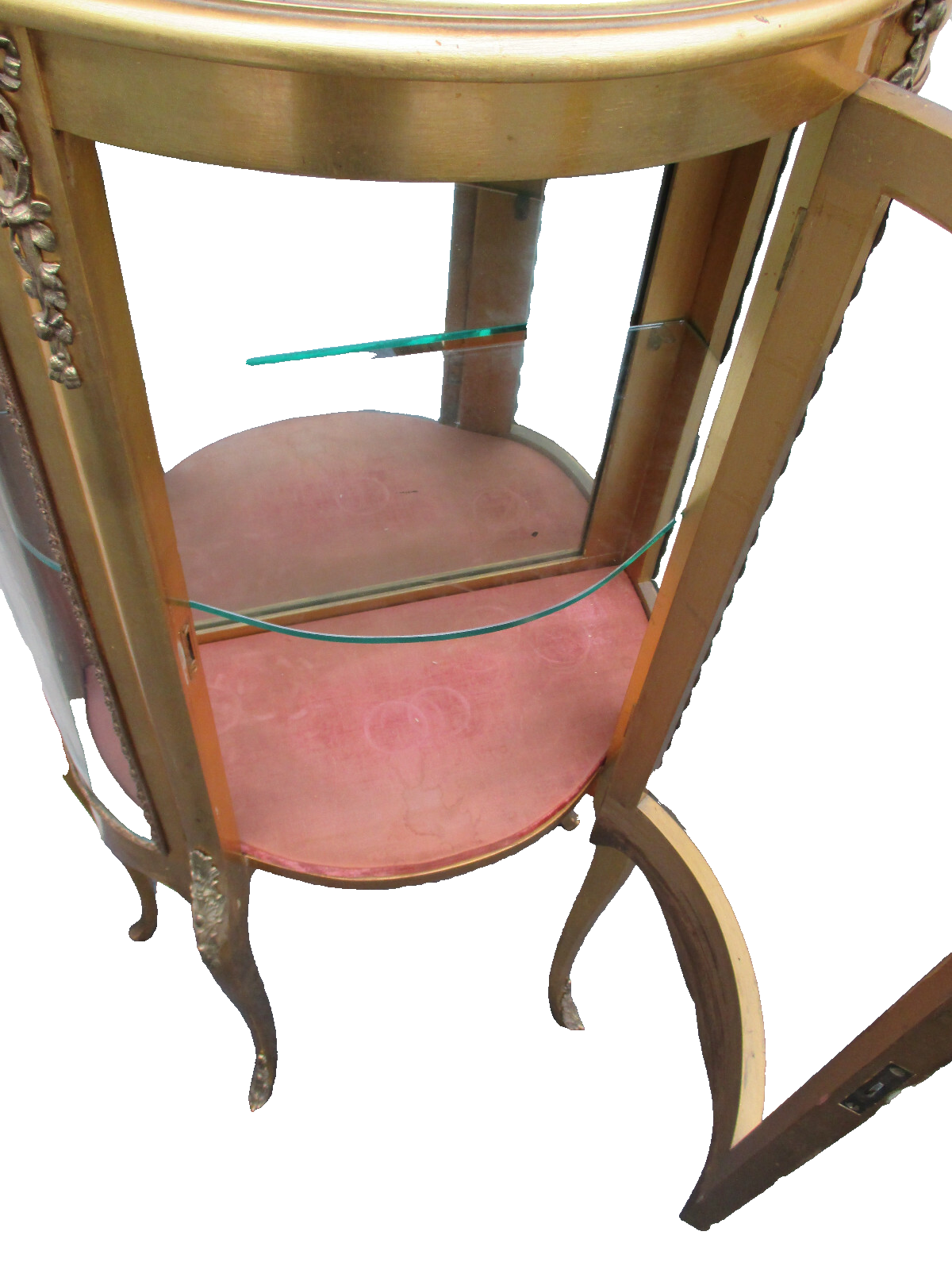 62511   Gold Decorator Curio Cabinet Etergie China Cabinet