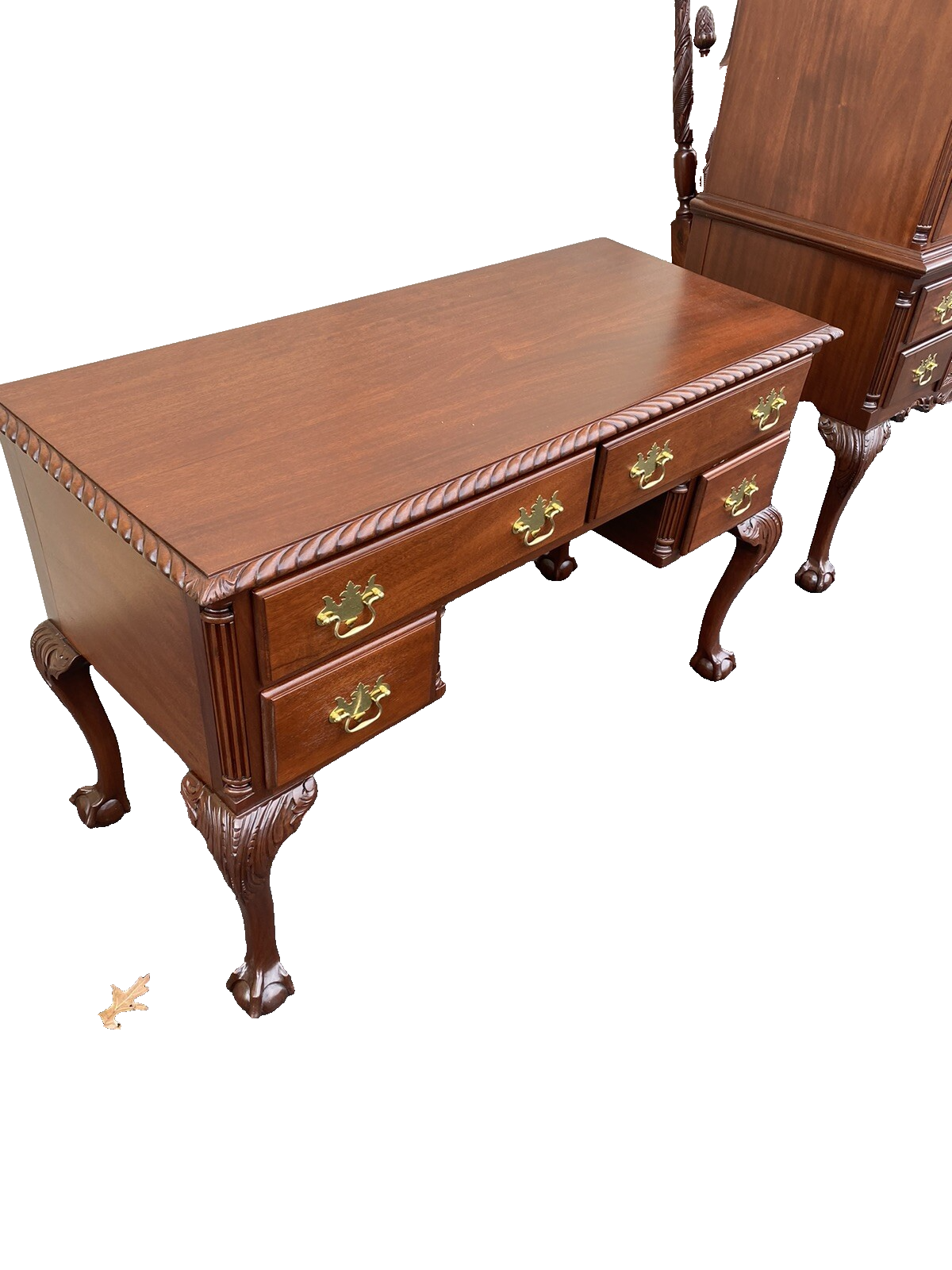 66073 Solid Mahogany Vanity Desk CUSTOM MADE
