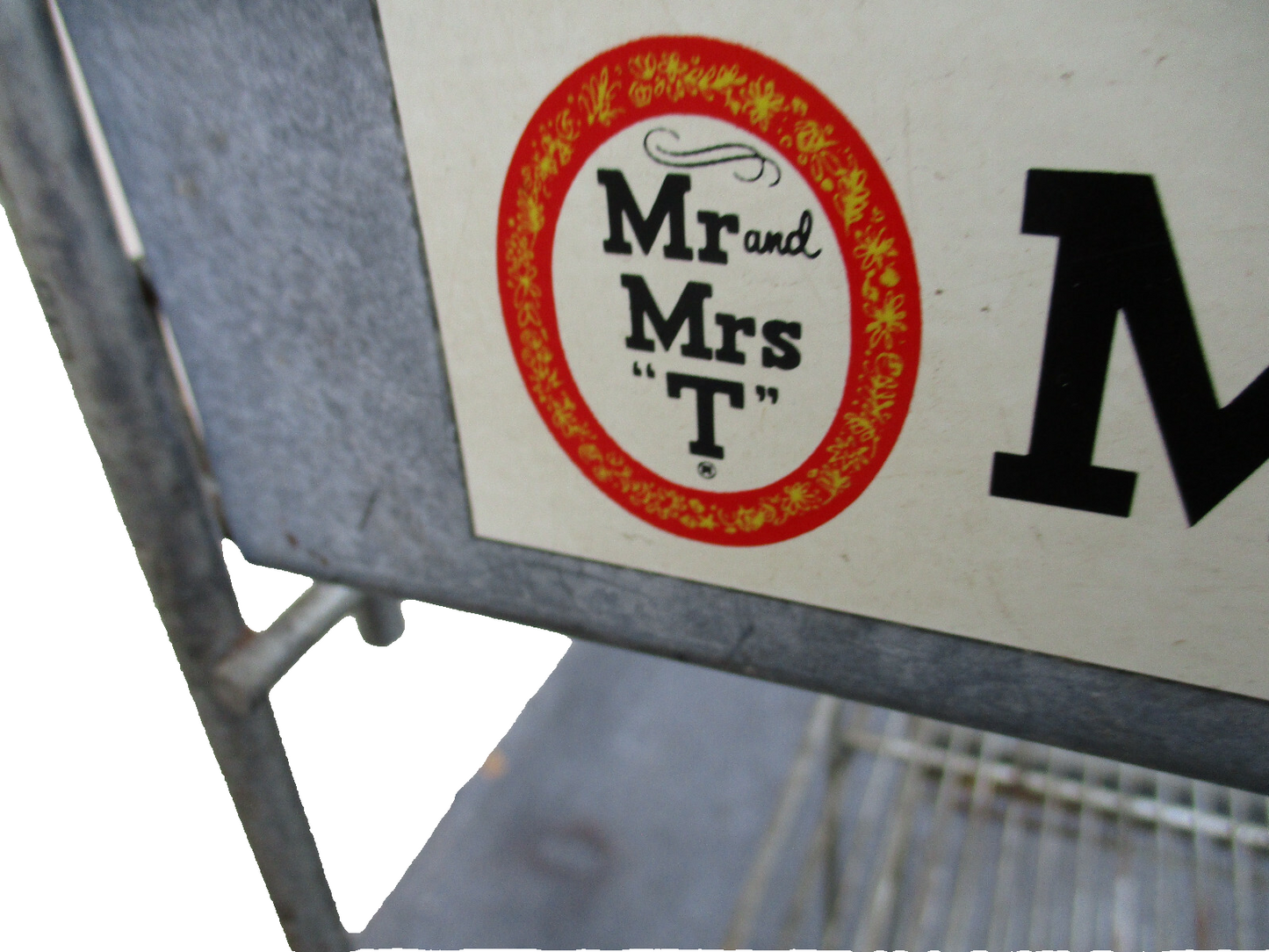 62841- PL:    Industrial Metal Stand Display Cabinet with Advertising MR  MRS T 