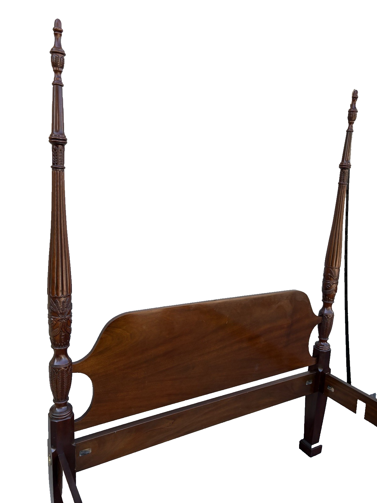 66932  Quality QUEEN Size  Solid Mahogany Poster Bed