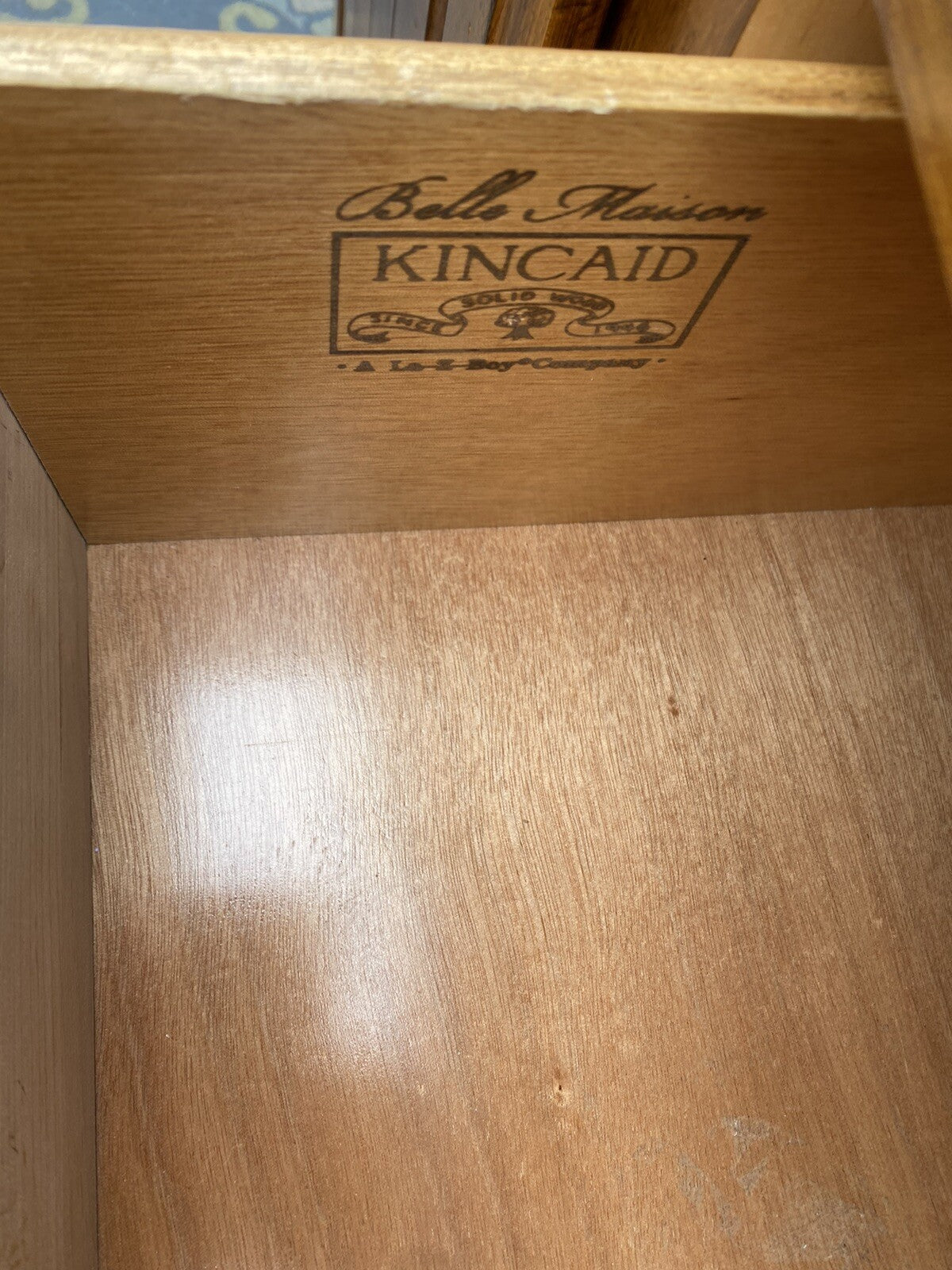 65396   KINCAID Furniture High Chest Dresser w/ Mirror Wardrobe