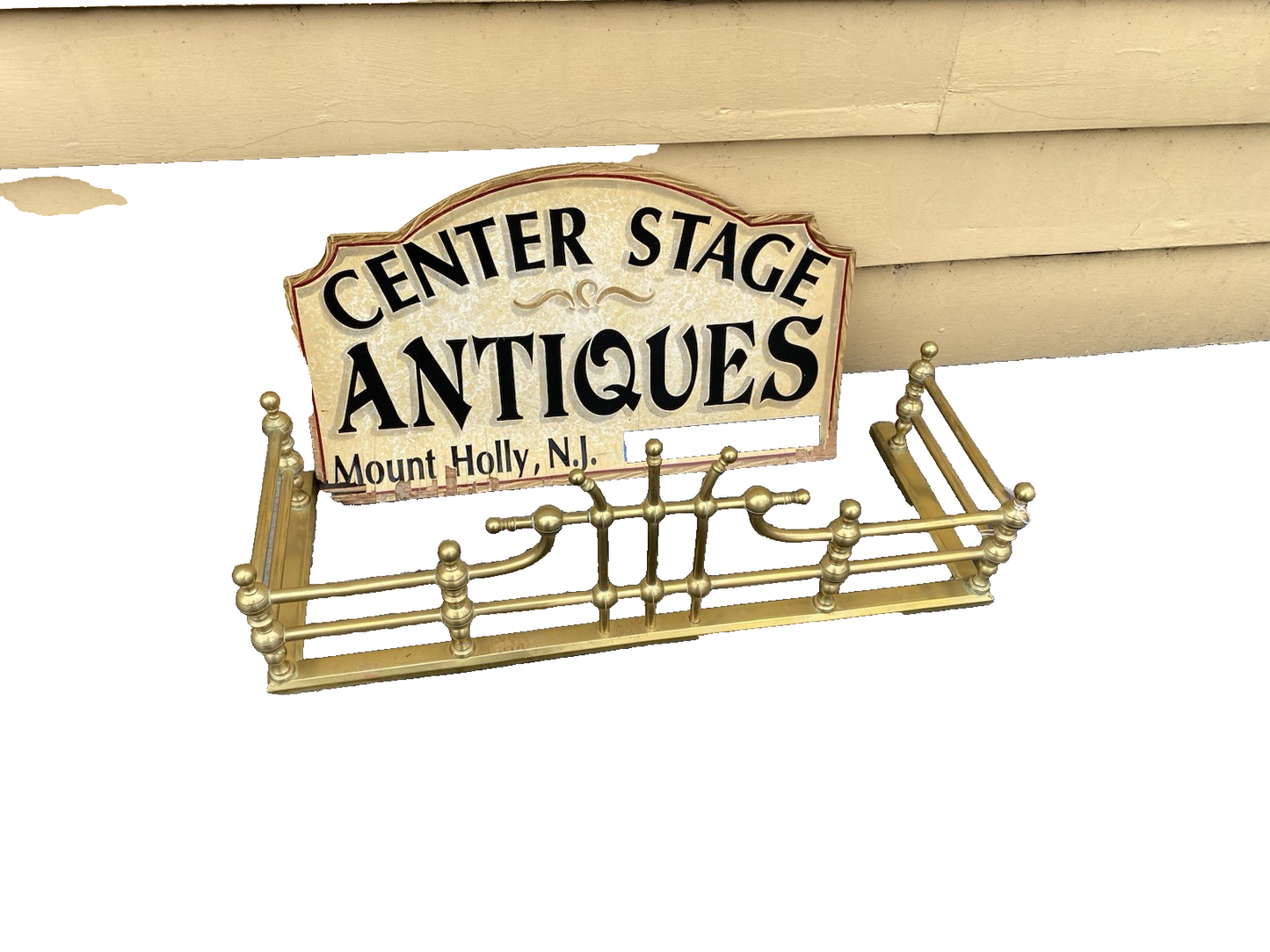 65936 Quality Brass Fireplace Mantle Fender