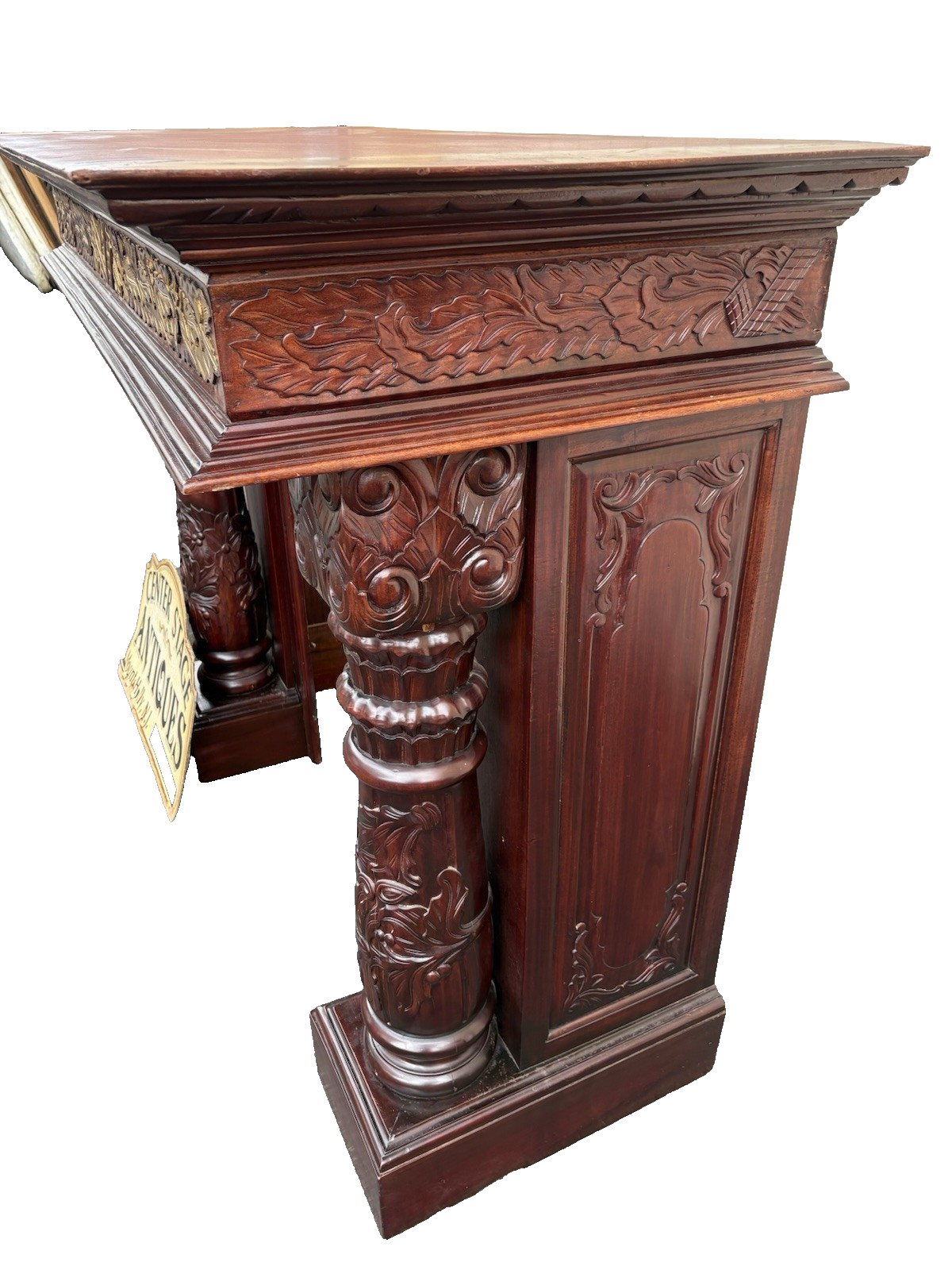 66878  Solid Mahogany Fireplace Mantle