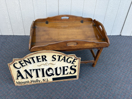 67014 ETHAN ALLEN Mahogany Butler Coffee Table Stand