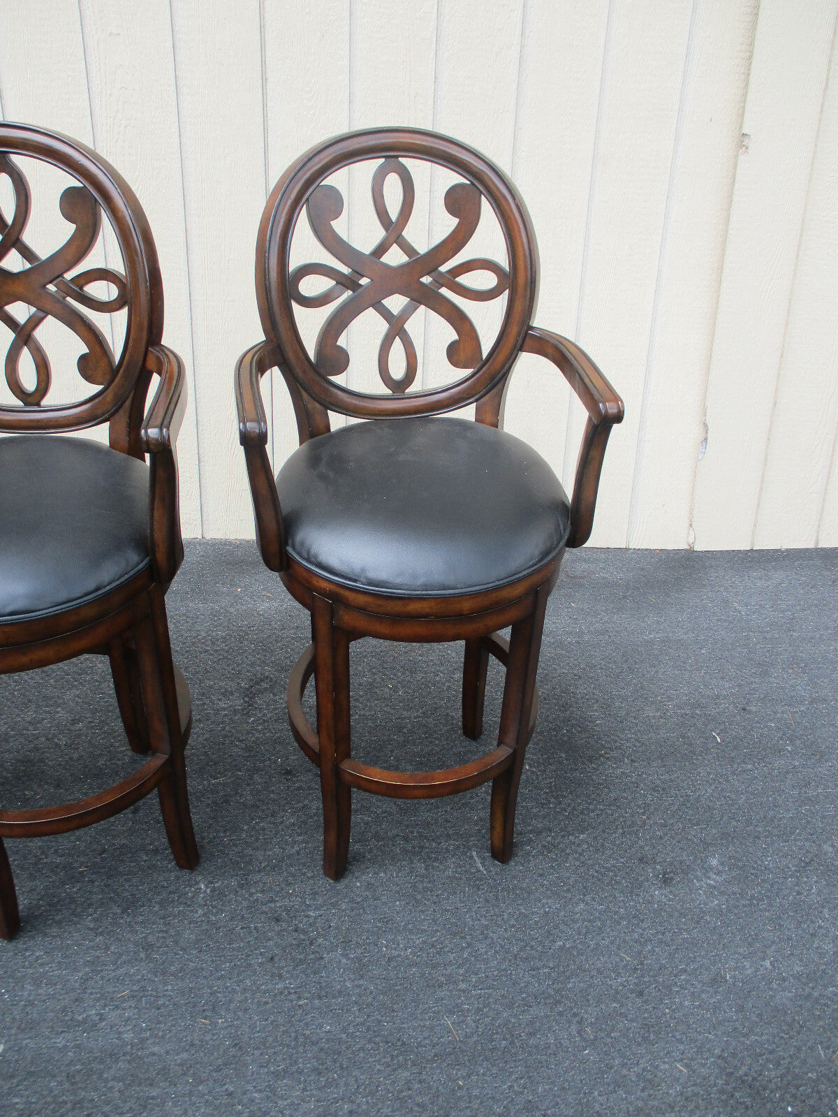 63475  Set 3  QUALITY Swivel Bar Stool Bench Kitchen  Stools KING Furniture