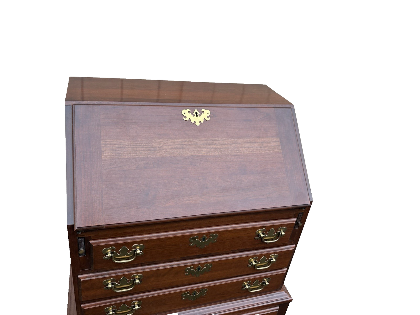 66733 Solid Cherry Slantfront Desk Chest