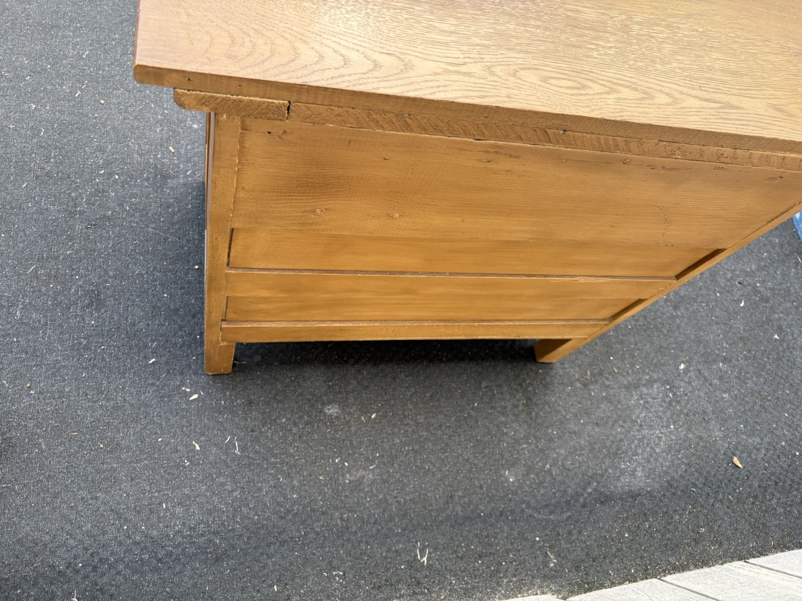 66729 Antique Victorian Oak Washstand Chest Dresser