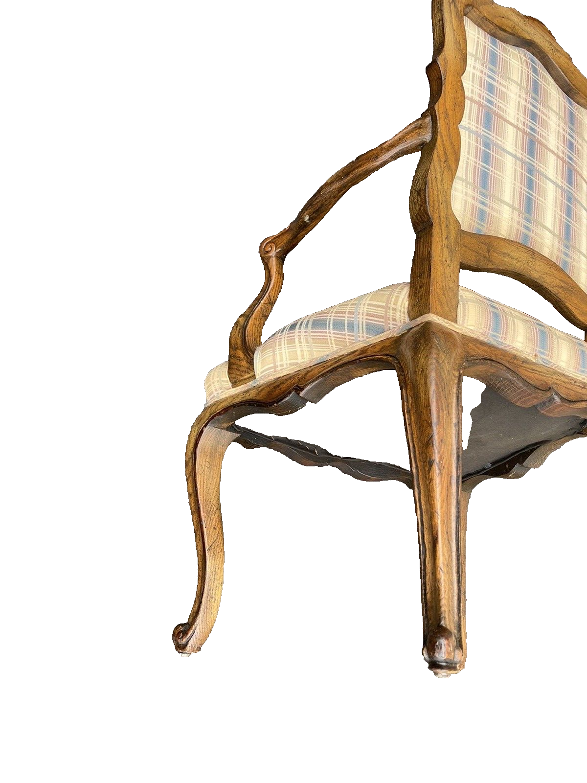 64833 Pair French Country Louis XV Bergere Armchair Chair s