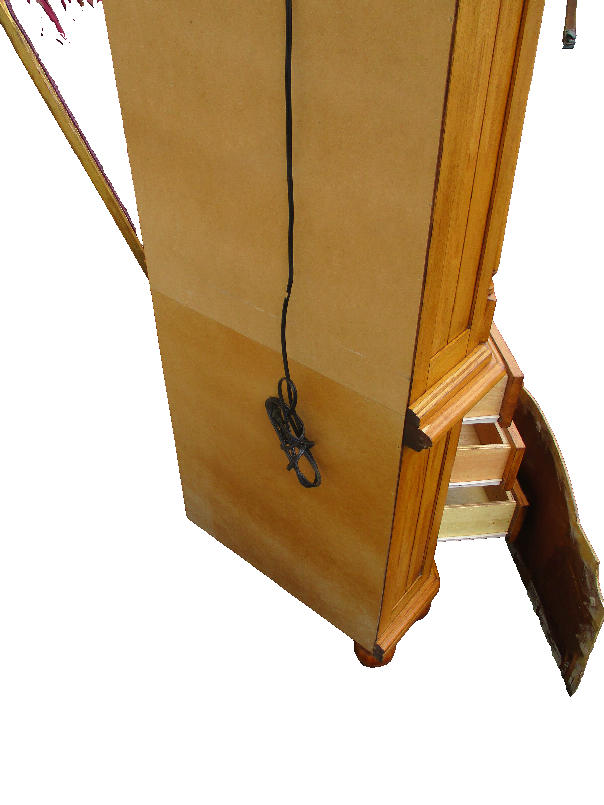 64407  Pine Country Corner China Cabinet Curio Shelf