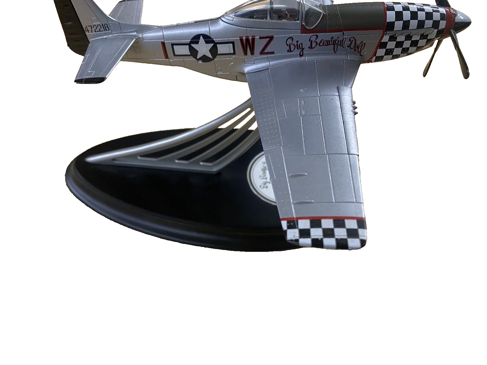 ES 90 :  Corgi BIG BEAUTIFUL DOLL  North American P 51 Mustang Military Plane