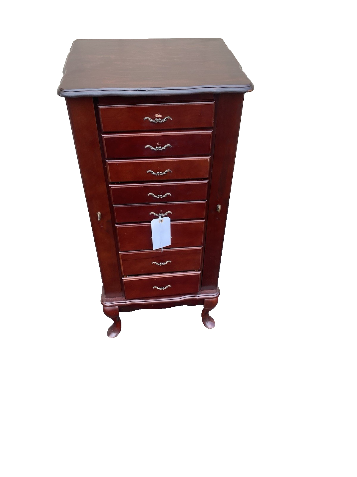 66259 Modern Jewelry Cabinet Display Curio with Mirror