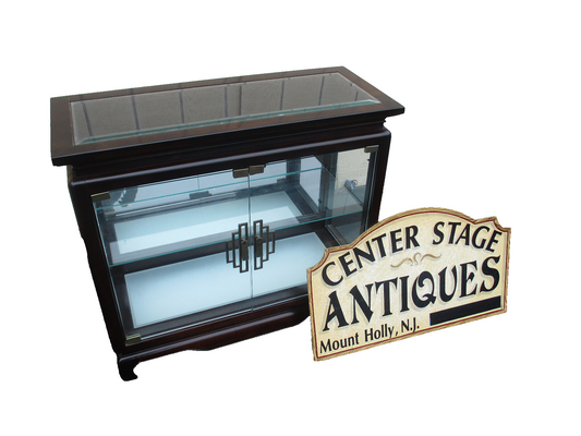 64181   Oriental Credenza Curio with Light PULASKI Furniture