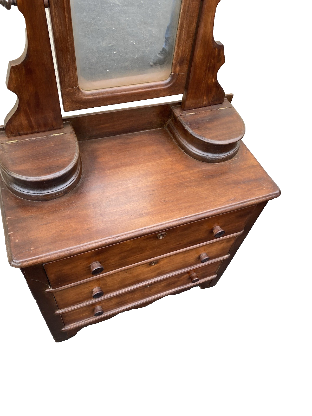 66492 Antique Victorian Salemans Sample Dresser Chest With Documentation Letter