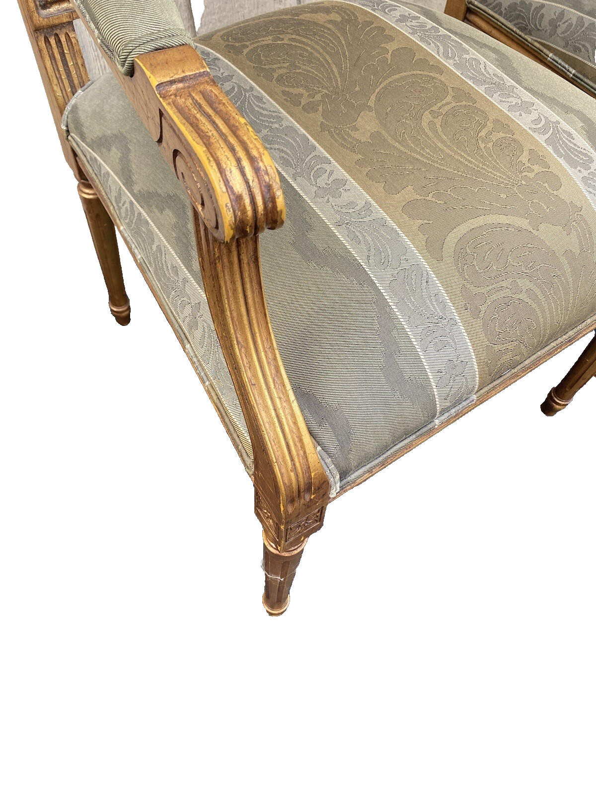 64695 Pair Ethan Allen Heppelwhite Armchairs