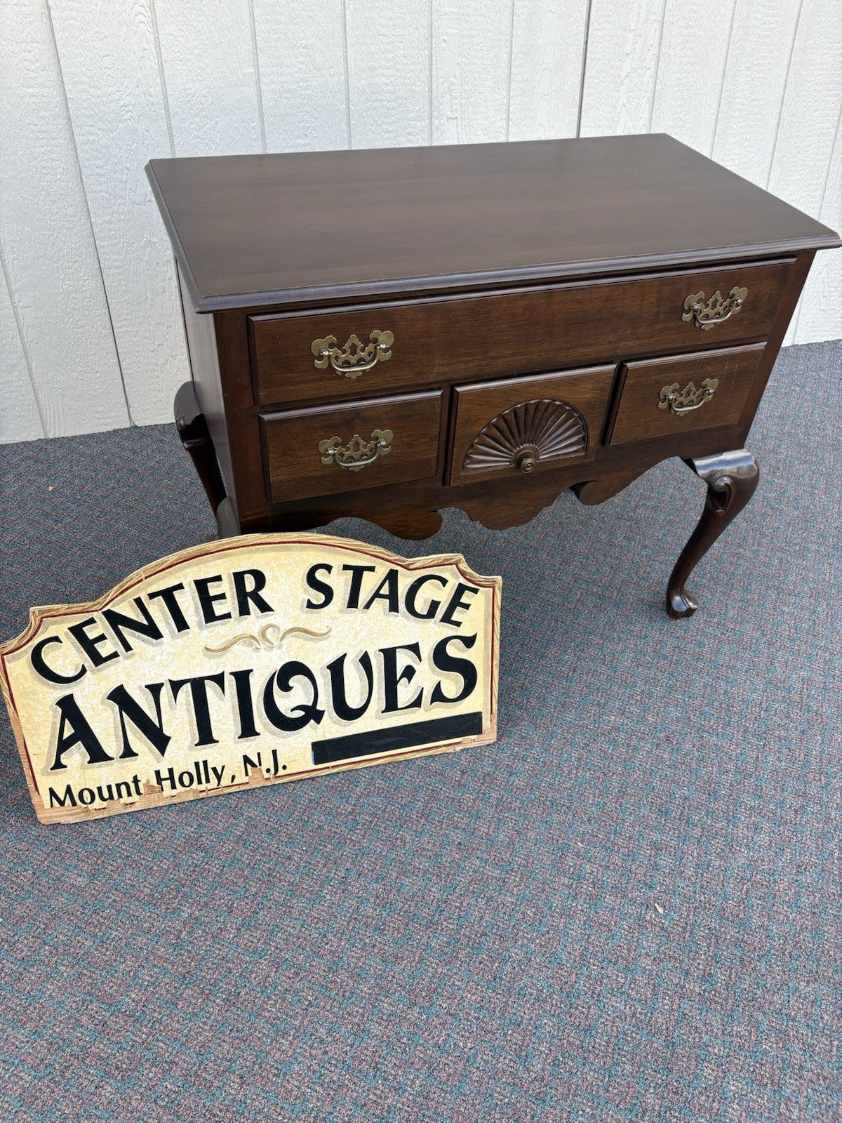 66716 Ethan Allen Mahogany Low Boy Dresser Chest