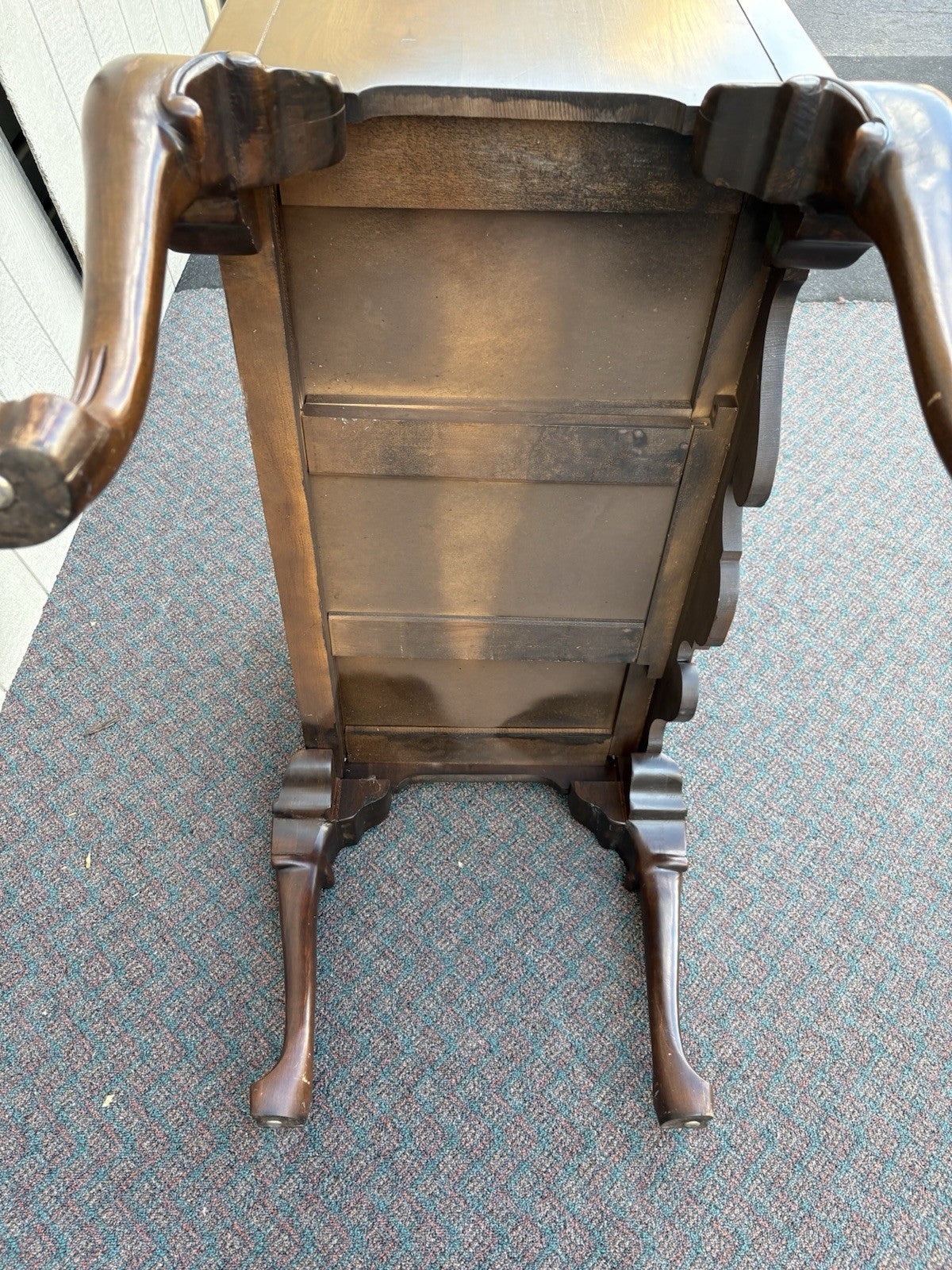 66716 Ethan Allen Mahogany Low Boy Dresser Chest