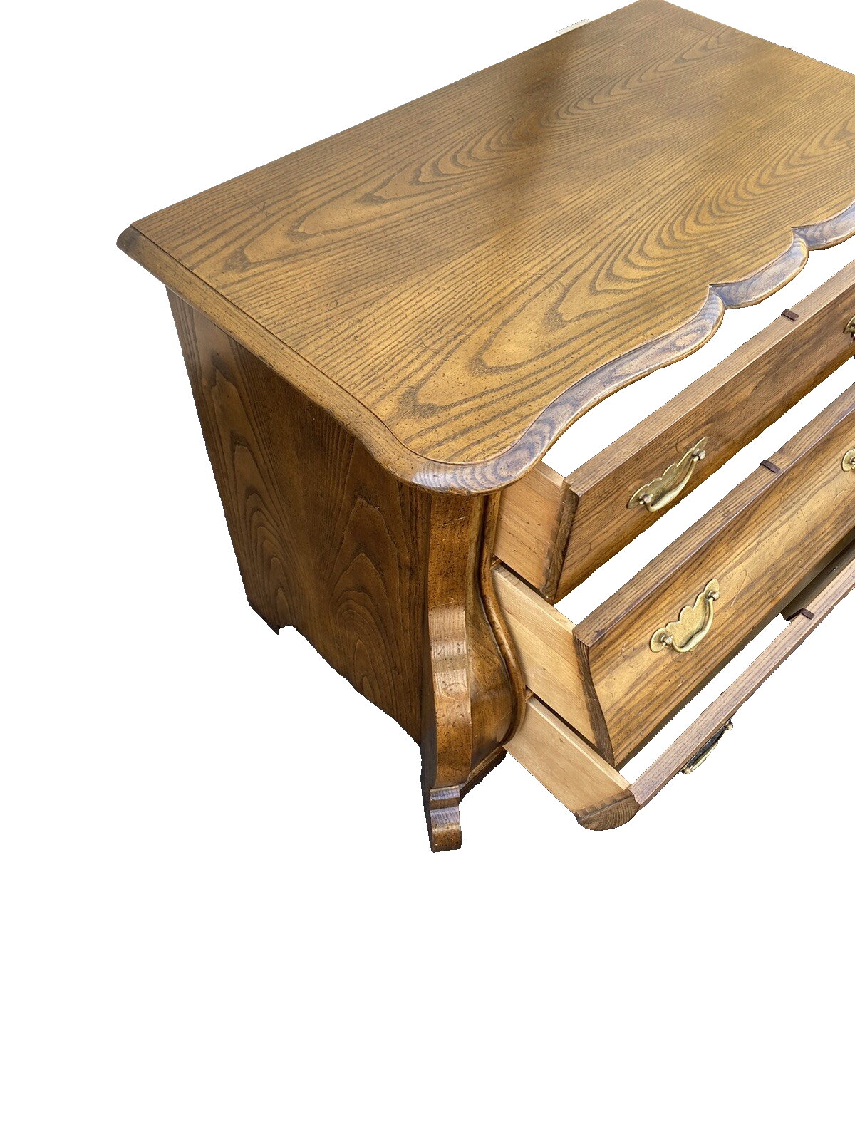 65537 Baker Furniture Oak Chest Nightstand Stand