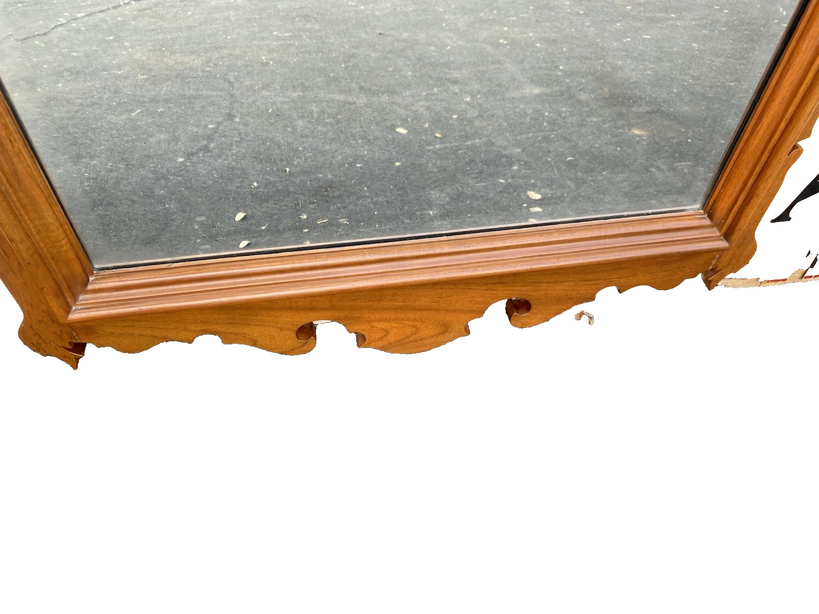 66496 Solid Cherry Chippendale Mirror