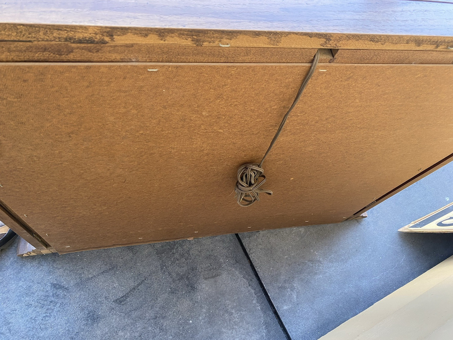 64540 Bow Glass Credenza Curio Cabinet