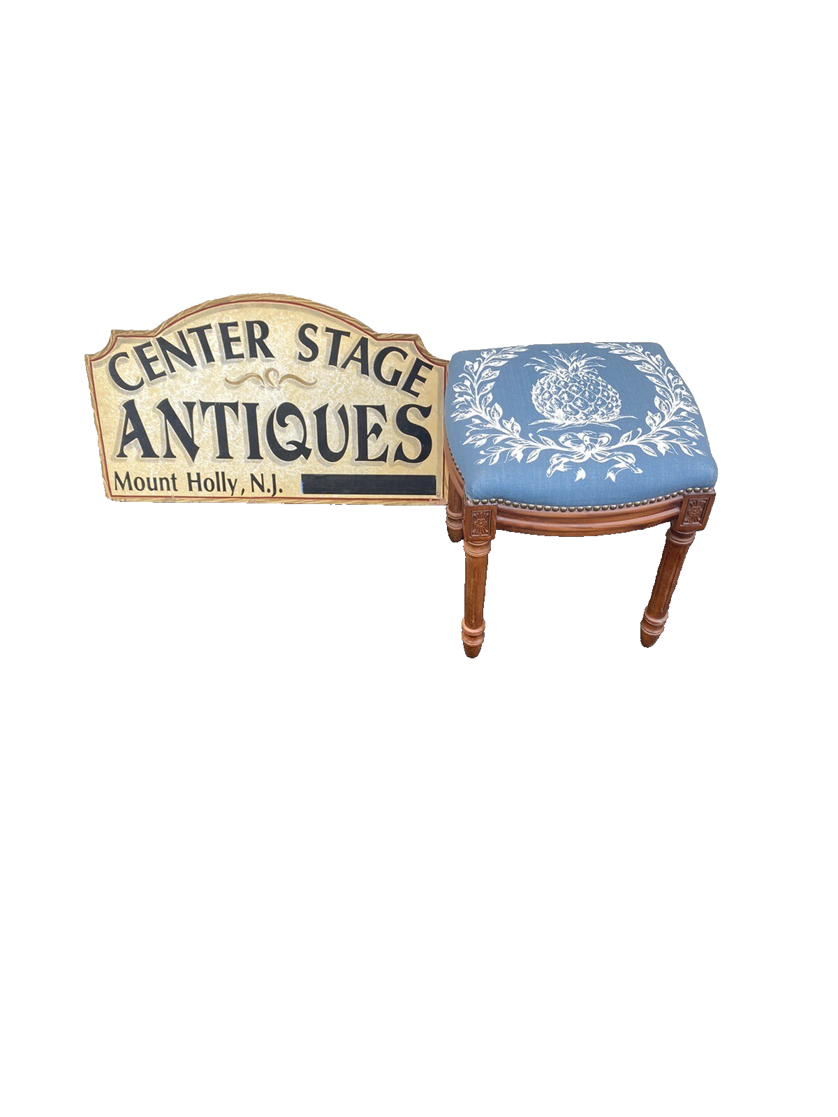 65012 Decorator Footstool Ottoman Bench