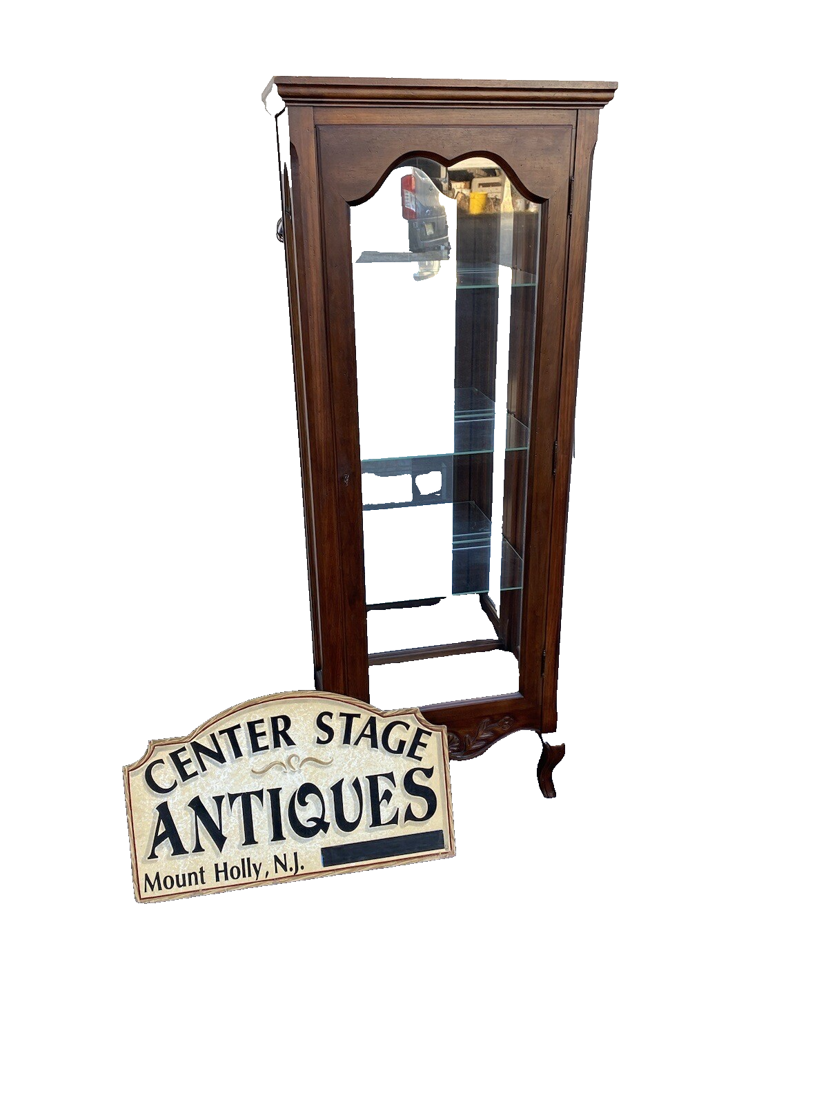 64836 HEKMAN Louis XV Lighted Curio China Cabinet