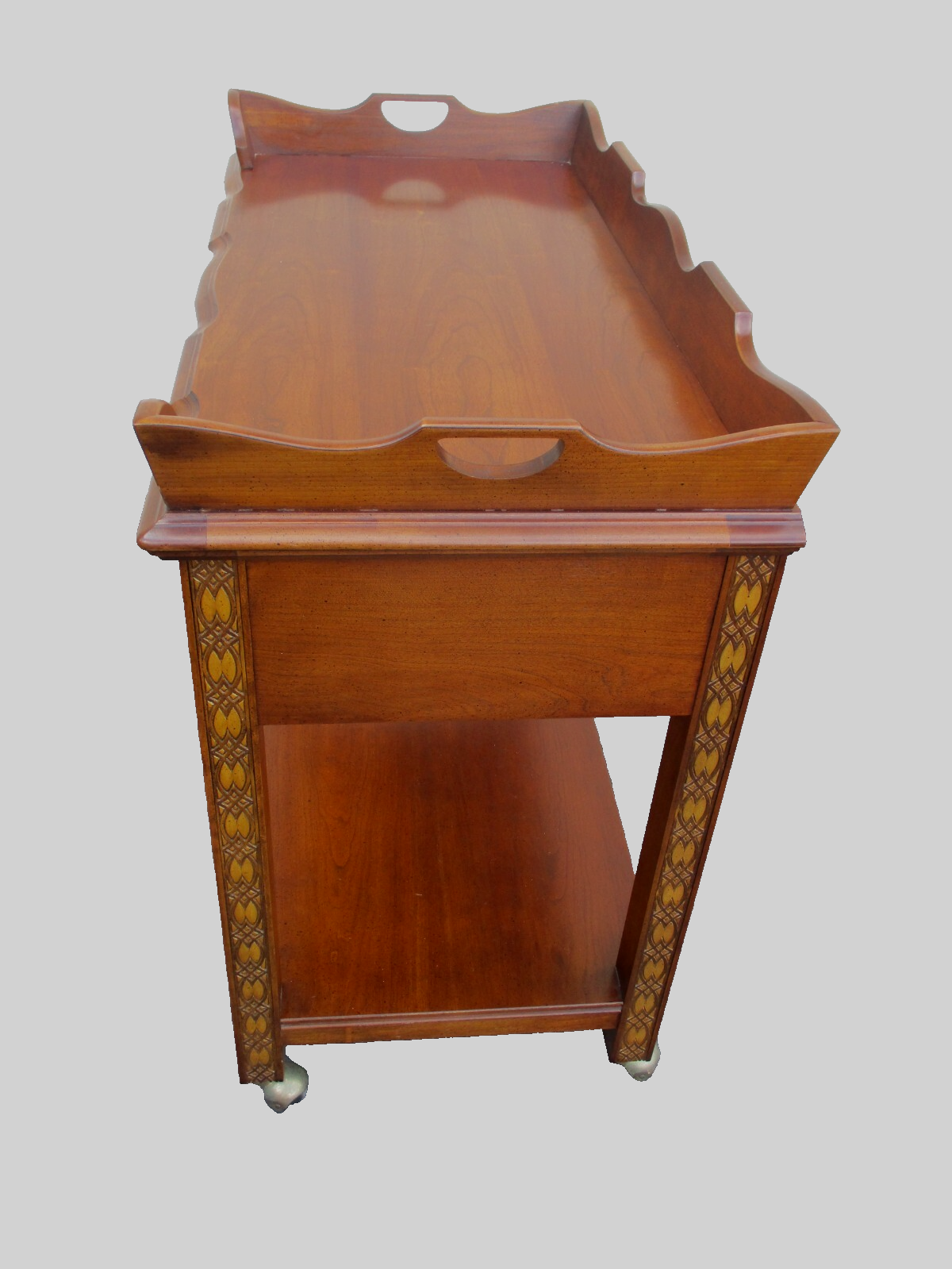 64326   National Mount Airey Mahogany Server Sideboard Cabinet