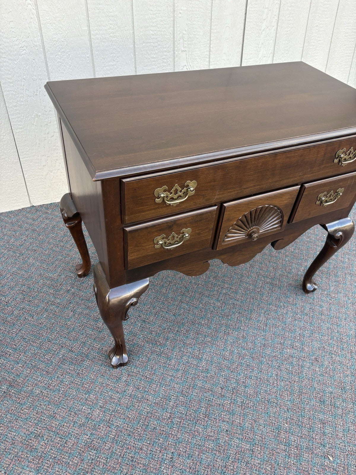 66716 Ethan Allen Mahogany Low Boy Dresser Chest