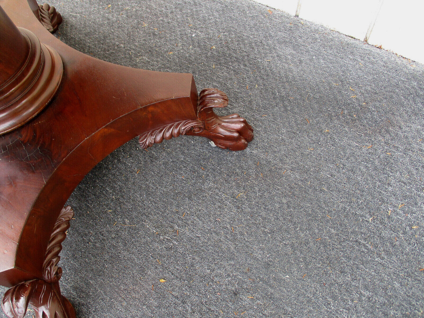 63278   Antique Empire Console Lamp Table  Dining Table Stand