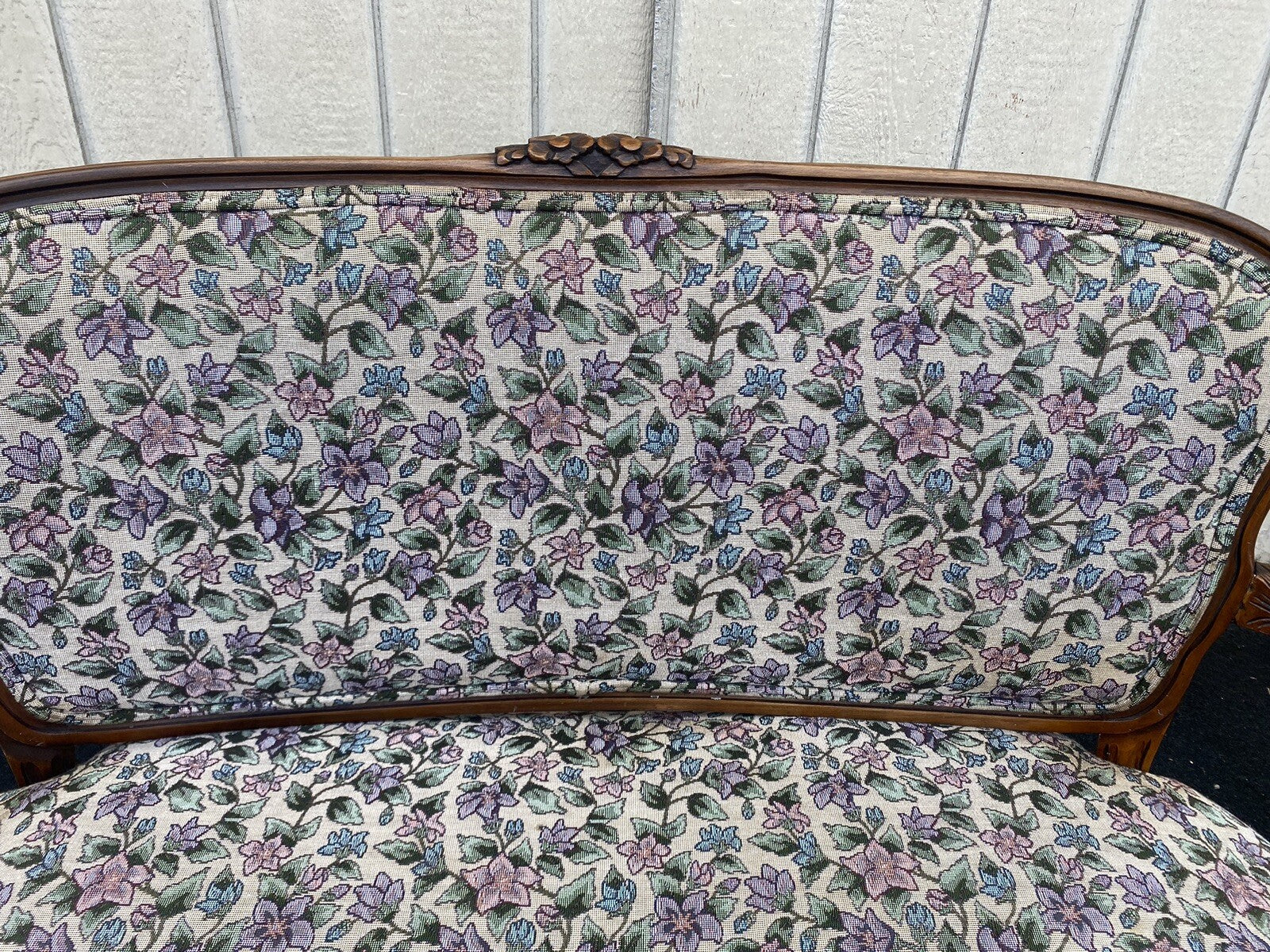 65230 French Country Louis XV Settee Loveseat Couch