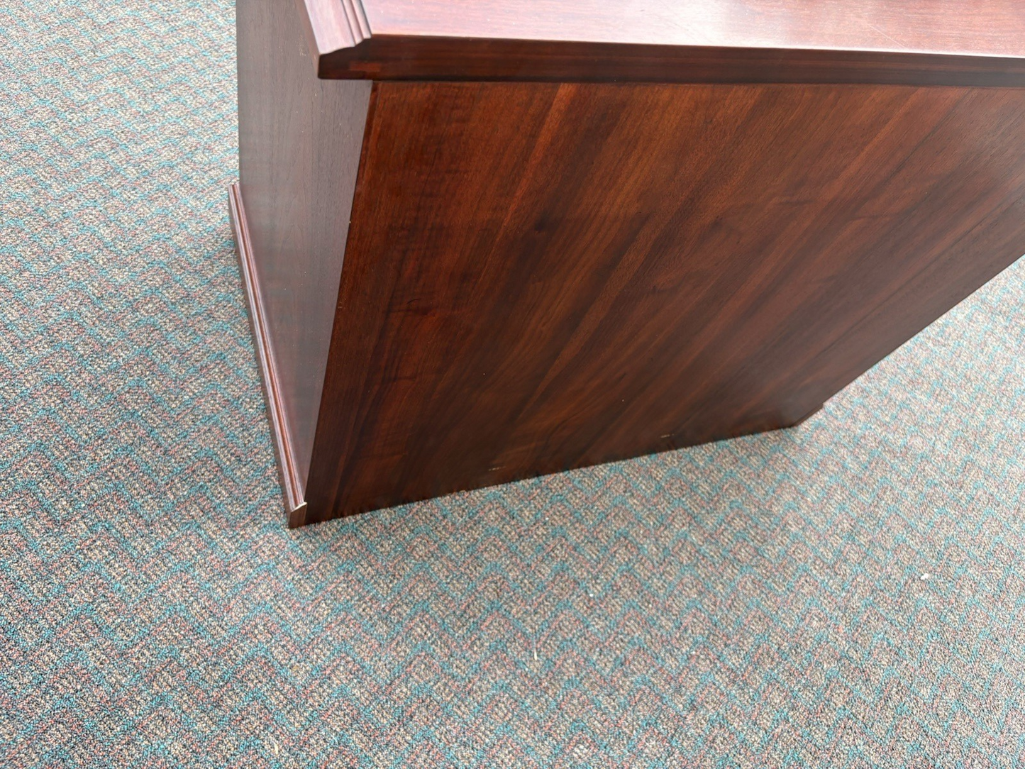 00001 Mahogany KIMBALL Furniture  2 Drawer Lateral File Cabinet