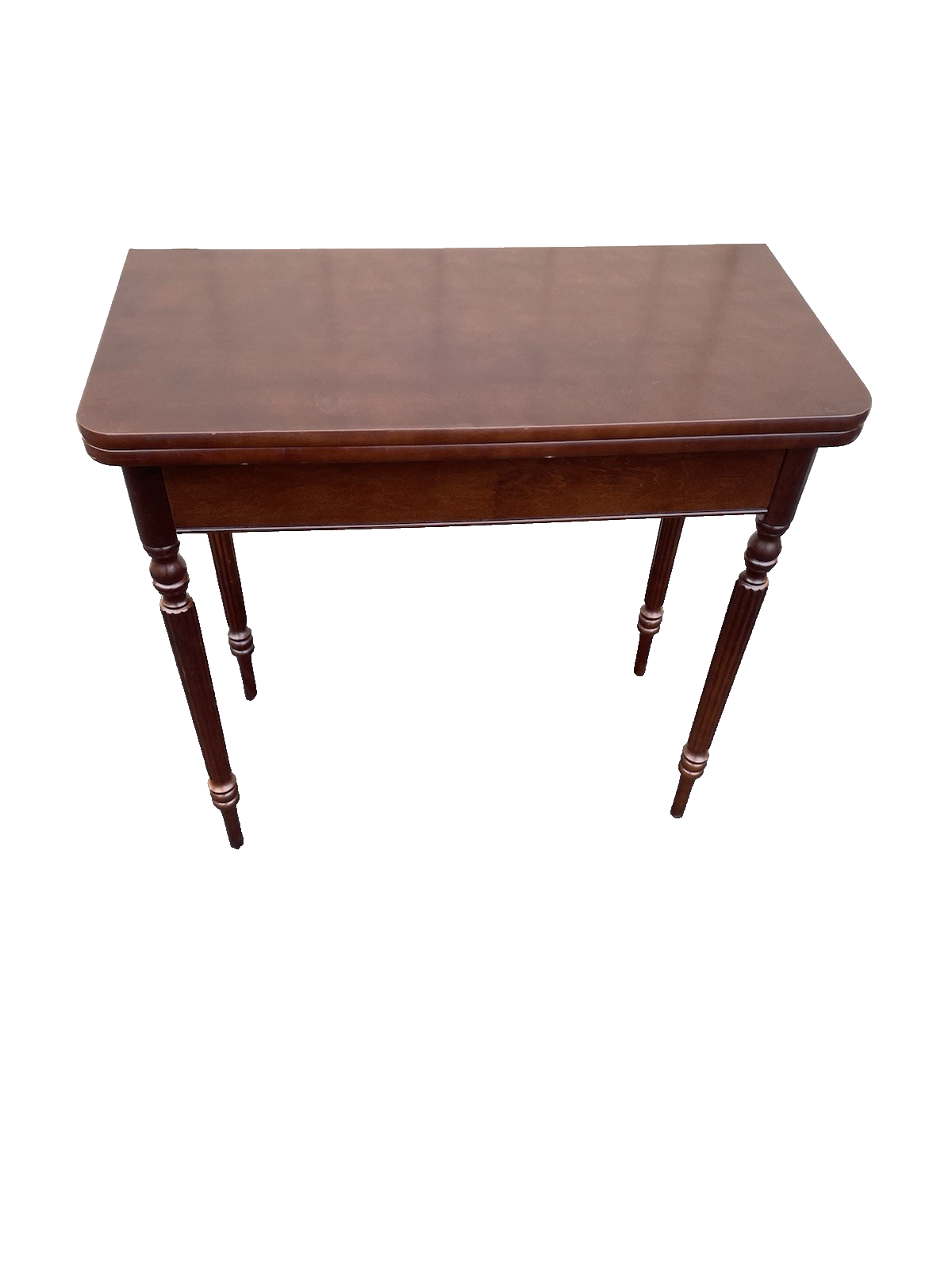 66470 BOMBAY Furniture Mahogany Flip Top Game Table Stand