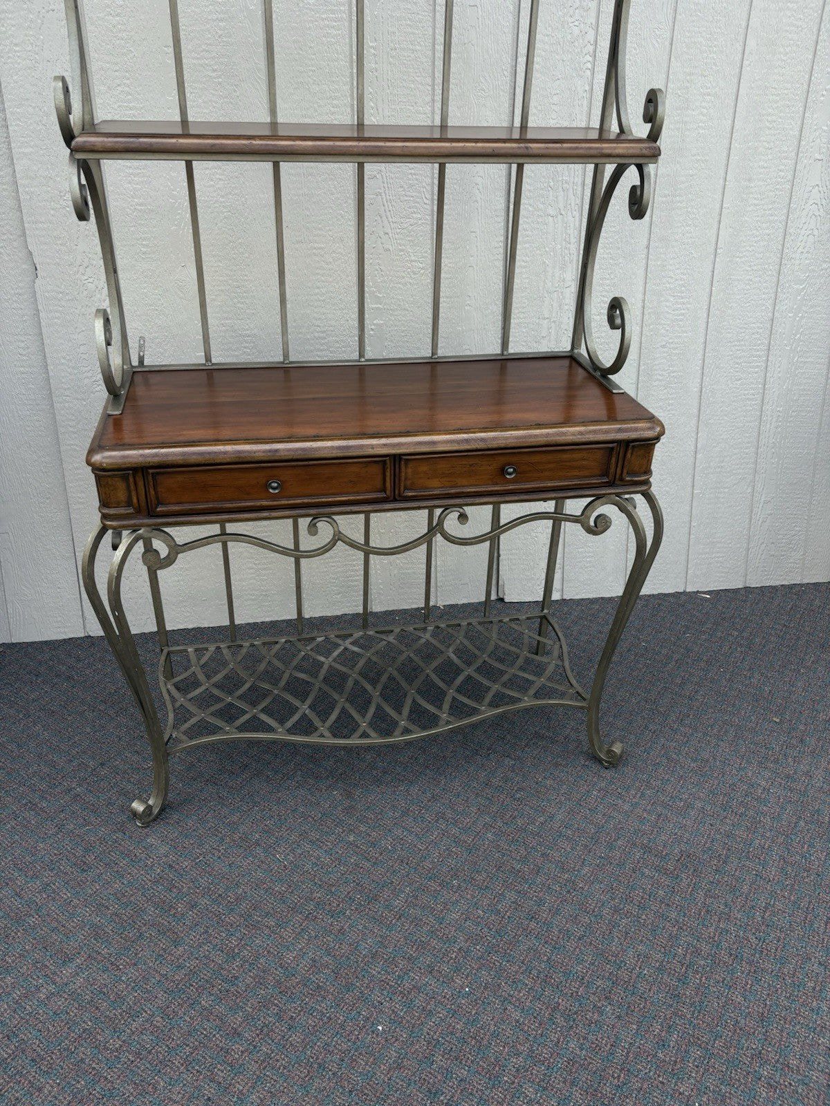 66994 Modern Baker Rack Kitchen Storage Cabinet