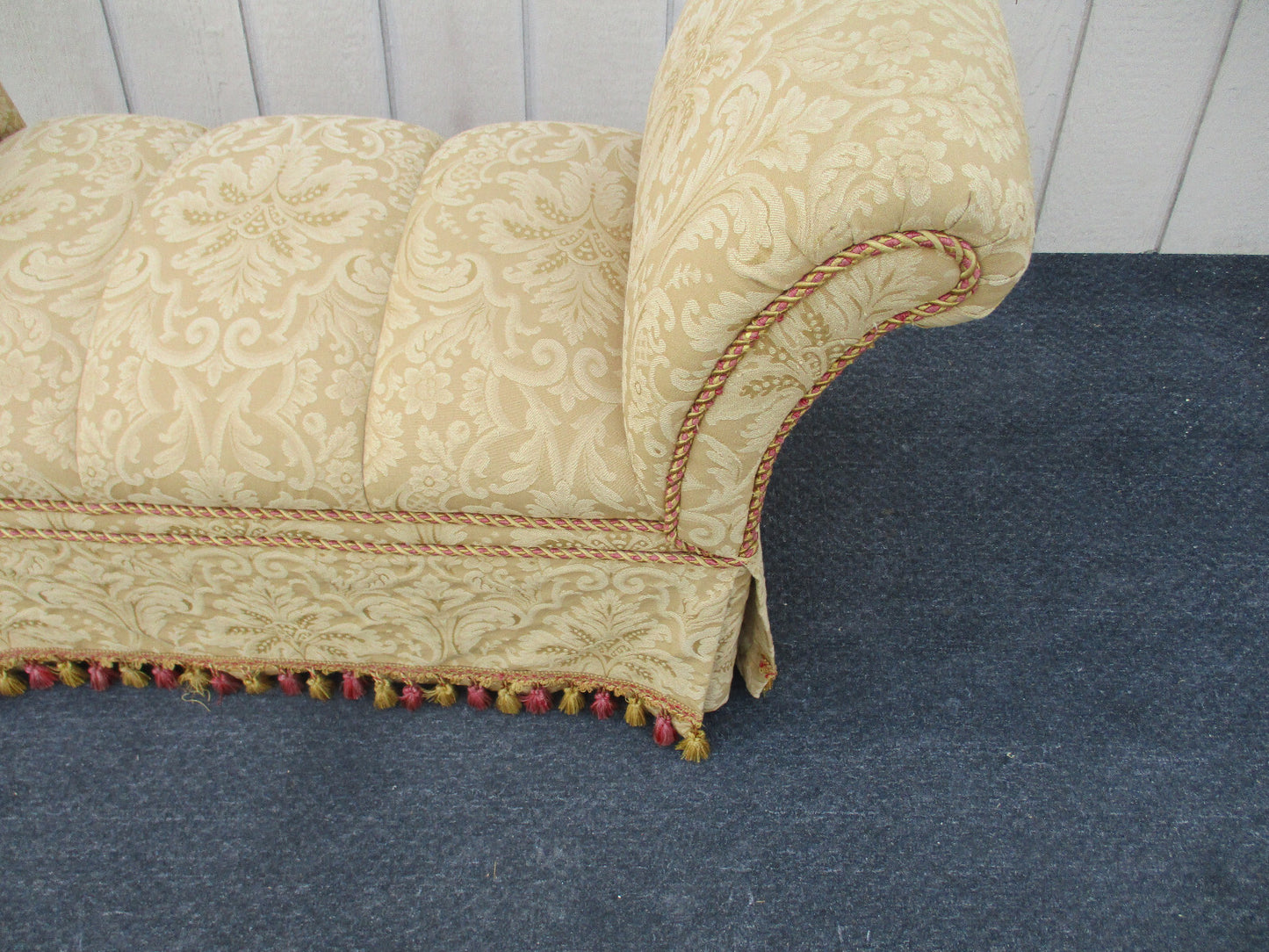 63457  Gold Decorator Window Bench Seat Settee