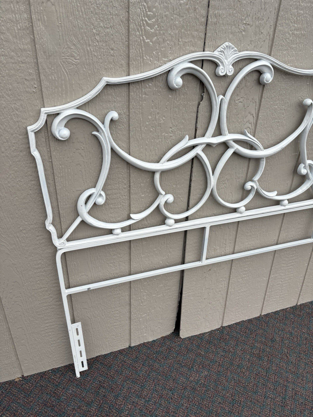 67185 KING Size Metal Decorator Headboard Bed